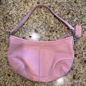 Coach Pink Leather small purse gently used